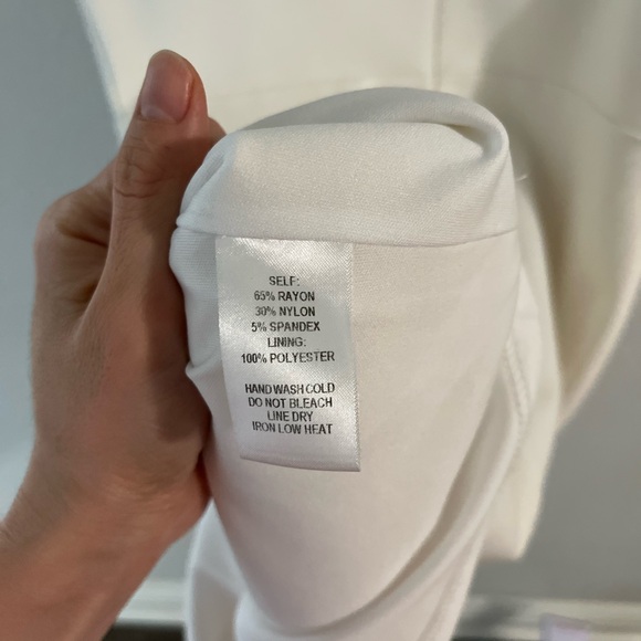 Lulus Dream Girl White Ruffled Bodycon Dress M Party Cocktail Sleeveless Flirty - Picture 8 of 10